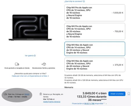 Stock MacBook Pro M4 Max