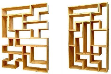 Estanterías estilo Tetris