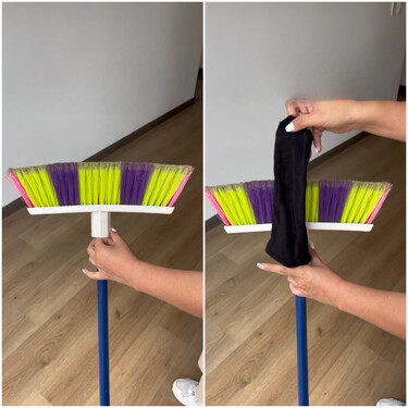 Así puedes usar las medias rotas que tienes por casa y convertirlas en un ingenioso truco de limpieza