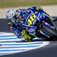 Valentino Rossi, segundo: "Ha sido muy complicado, pero al final ha sido un buen día"