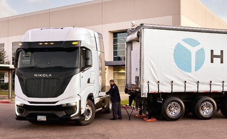 Camión repostador de hidrógeno de Nikola