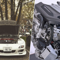 Sí, hay alguien que ha cogido un Mazda RX-7 y le ha embutido un motor diésel. No, no está en prisión