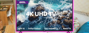 Walmart tiene a precio de remate la pantalla con Roku ideal para tu sala: TV Onn 4K de 55 pulgadas 
