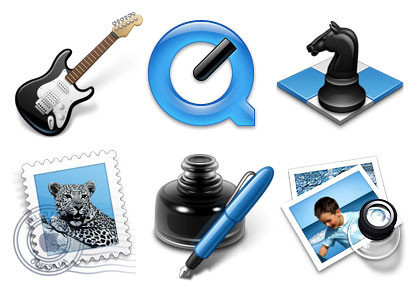 Black&Blue, set de iconos