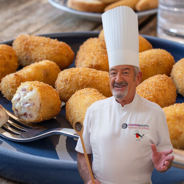 El truco de Karlos Arguiñano para bordar las croquetas está en el aceite, no el rebozado: “Si está muy suave le cuesta; si está muy fuerte se quema” 