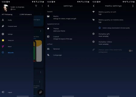 Harpy Twitter クライアント