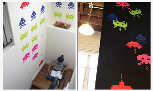 Adorna las paredes con los Space Invaders