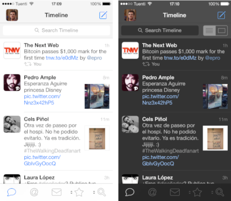 Tweetbot para iPhone se actualiza con un nuevo tema oscuro y mejoras en la gestión de varias cuentas