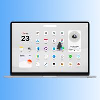 Un solo clic y de repente el Mac adopta una interfaz de iPad mejorada. El truco es esta app