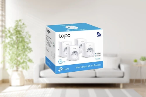 Pack 4 Enchufes Inteligentes Tapo P100