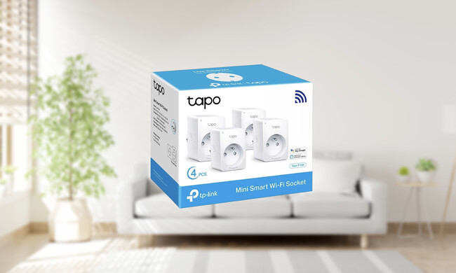 Pack 4 Enchufes Inteligentes Tapo P100