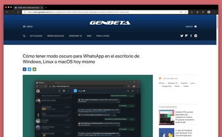 Microsoft Edge Canary ya soporta los temas de Google Chrome: así le sienta esta personalización