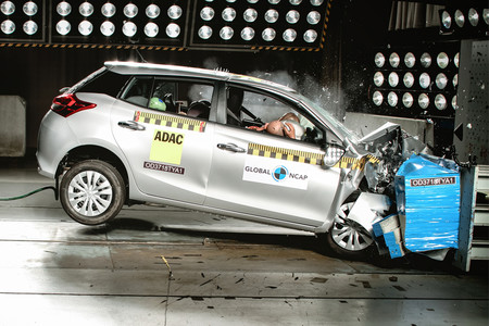 Global NCAP deja con tres estrellas al Toyota Yaris en su última evaluación