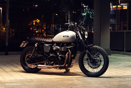 La Triumph Bonneville tributo a Steve McQueen se convierte en scrambler de la mano de Absolut Motorcraft