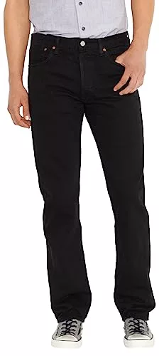 Levi's 501 Original Fit Vaqueros, Stonewashed Black, 32W / 34L para Hombre