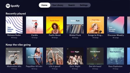 Spotify アップル TV