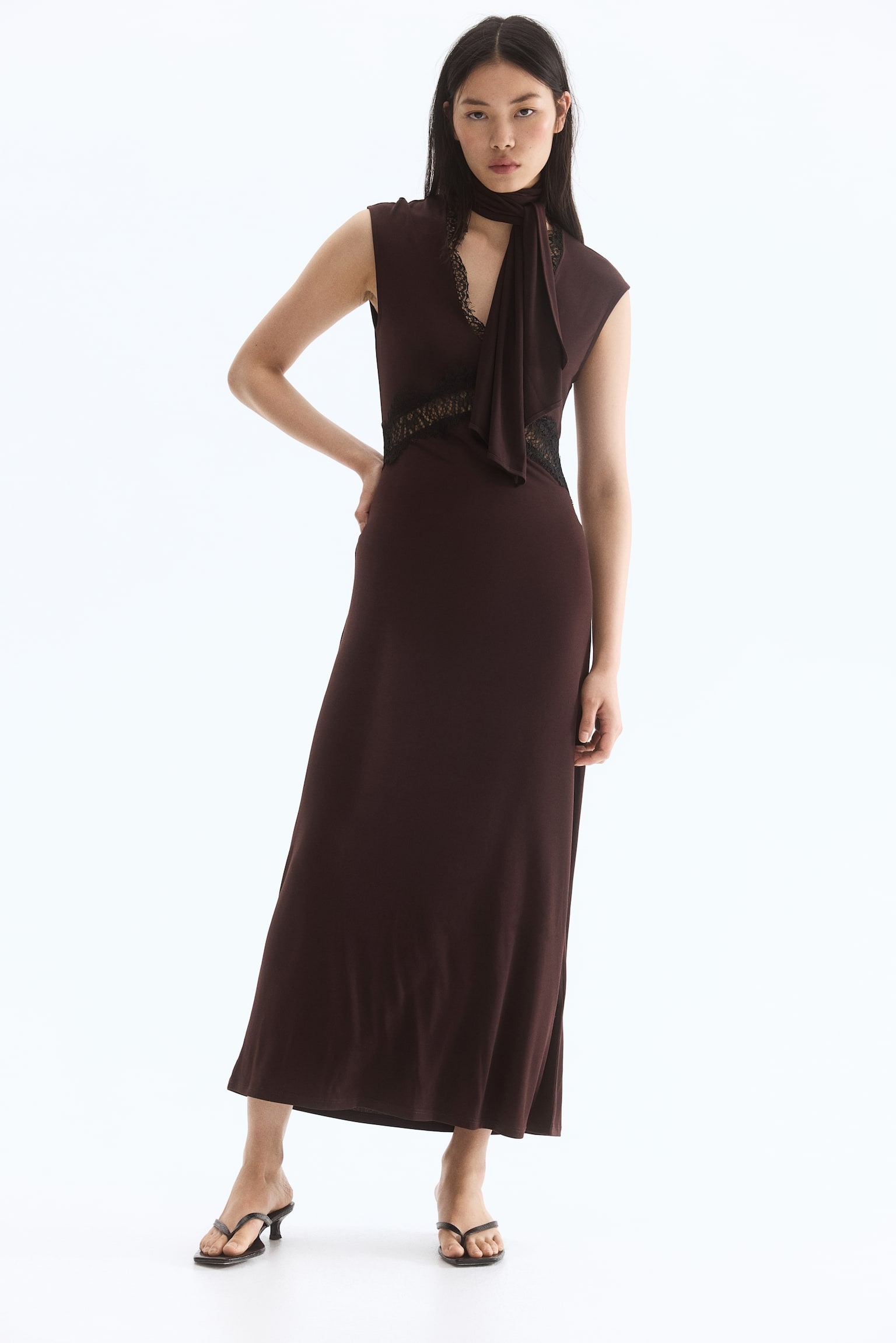 Vestido con fular 