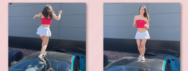 Revienta el parabrisas de su Lamborghini Huracán STO grabando un vídeo para promocionar su OnlyFans