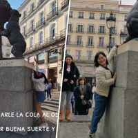 La gente ha empezado a hacer fila para tocarle el culo a la estatua del oso de Madrid. Tiene tan poco sentido como parece