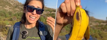 Ni la piel del plátano, ni restos de manzana: los expertos advierten del error común de tirar comida cuando vamos de excursión por el campo 