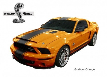 Gama de colores del Shelby Mustang GT500 Super Snake