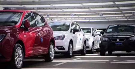 Planta de SEAT en Martorell, España.