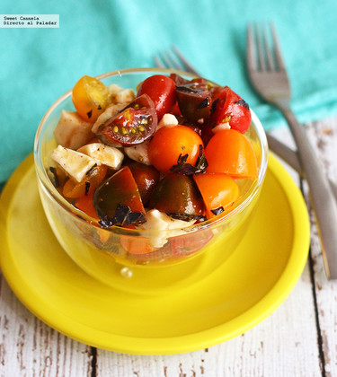 Ensalada Caprese para el verano. Receta saludable y sencilla