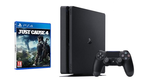En PcComponentes, te puedes llevar la PS4 Slim de 500 GB con Just Cause 4 de regalo por 199 euros