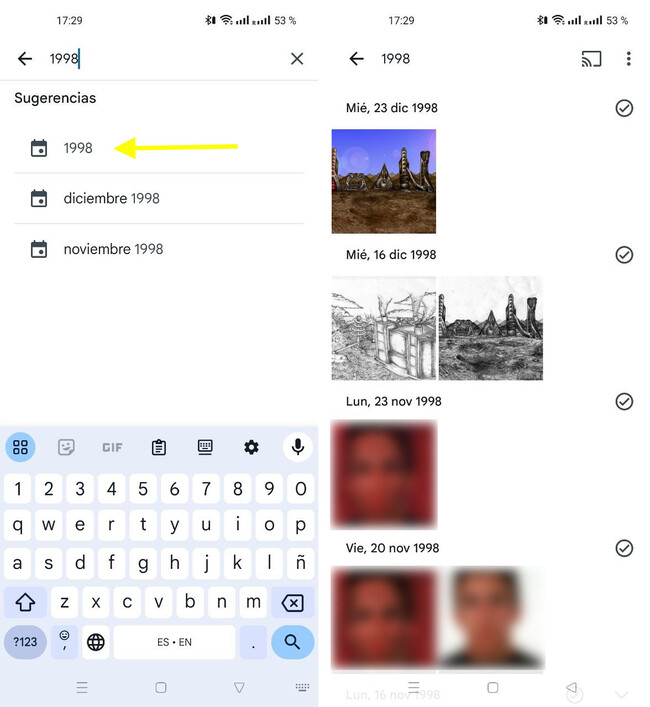 Viaja al pasado con Google Fotos. Así puedes encontrar tus fotos de ...