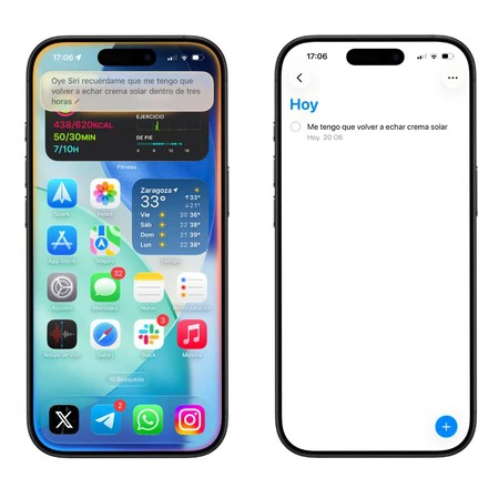 Recordatorio Siri
