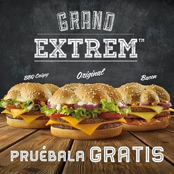 Prueba gratis 'Grand Extrem', la nueva hamburguesa de McDonald’s
