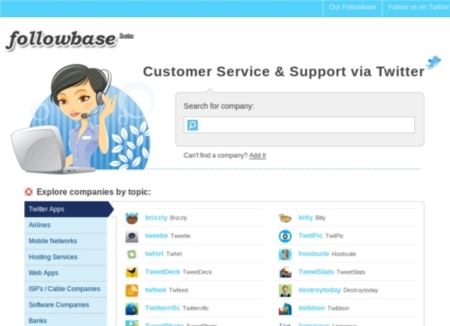 Followbase, un CRM basado en twitter que destaca por su sencillez