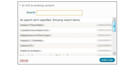 Wordpress enlazando a contenidos propios ya generados
