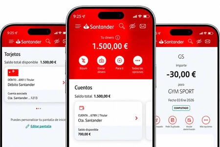 Santander App Smartphone