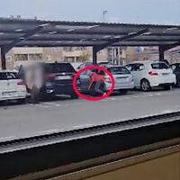 No se te ha caído nada, es un viejo truco que usan los ladrones para robarte en el coche y que sigue funcionando. Se llama "método de la siembra" 