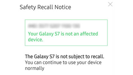 Samsung nos recuerda que el Galaxy S7 no es un Note 7