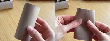 Nunca se me hubiera ocurrido hacer un calendario de adviento usando rollos de papel higiénico y una caja de cartón