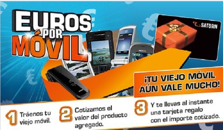Cambie su viejo móvil por euros en Saturn
