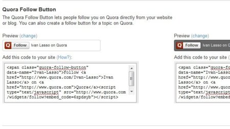 Quora lanza su botón para seguir usuarios o temas desde cualquier parte