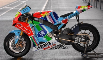 Decoración especial de las Yamaha en Assen, fotos reales