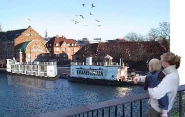 Futuro hotel flotante en Copenhague