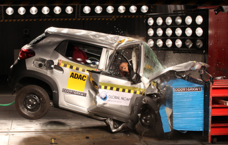 Así de desastrosa ha sido la prueba de choque del Renault Kwid en la India