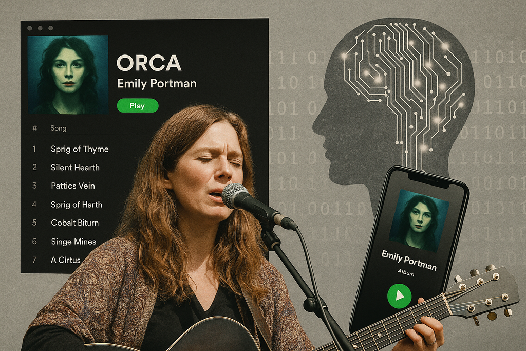 A esta cantante la felicitaron por su nuevo disco, pero ella no había lanzado nada nuevo en Spotify. Había sido una IA 