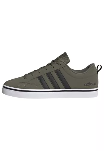 adidas Vs Pace 2.0 Shoes, Zapatillas Hombre, Olive Strata Core Black Cloud White, 40 EU