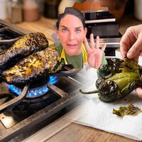 Zahie Téllez, jueza de MasterChef Celebrity 24/7, revela el peor error al pelar chiles poblanos: “Nunca los pongas bajo el chorro de agua”