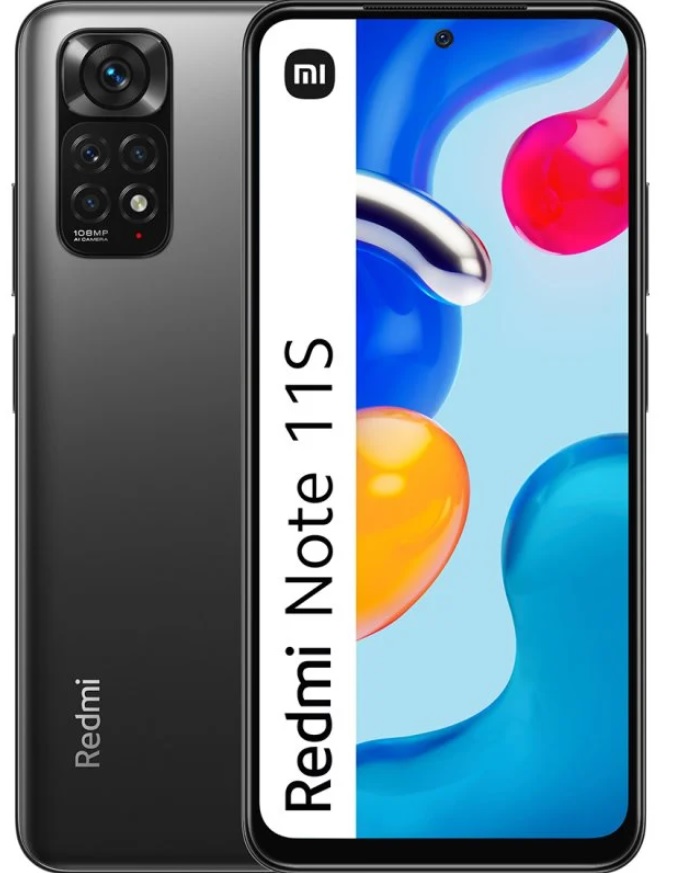 Smartphone Xiaomi Redmi Note 11S 6+64 GB azul/blanco/gris