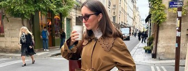 Zara vende un conjunto de ante color camel con falda y chaqueta tan lujoso que parece de Chloé (y es ideal para la oficina) 