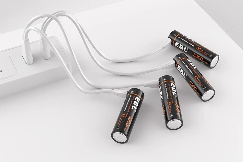 pilas cargador USB