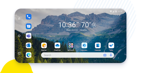 Microsoft Launcher para Android se prepara para añadir el tema oscuro, el modo horizontal y más novedades
