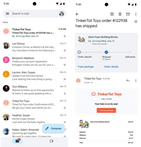 Gmail配送追跡